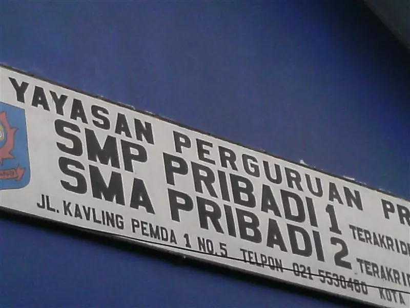 SMA Pribadi 2 Kota Tangerang